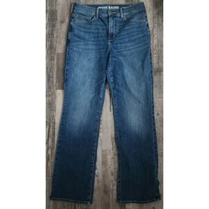 EDDIE BAUER Jeans Womens 8 Blue Revival High Rise Bootcut Stretch Denim